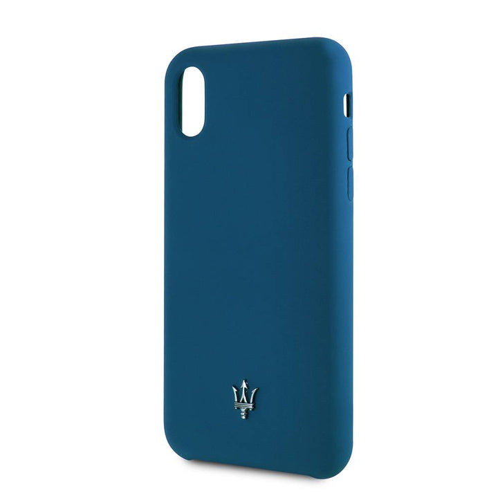 Maserati Backcover voor Apple iPhone X-Xs - Blauw-Hoesjes-Ilumina Benelux