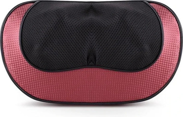Massagekussen nek & rug – Elektrische shiatsu massager met warmte – 16 massagekoppen – Diepe weefselmassage – Zwart-Massageapparaat-Ilumina Benelux