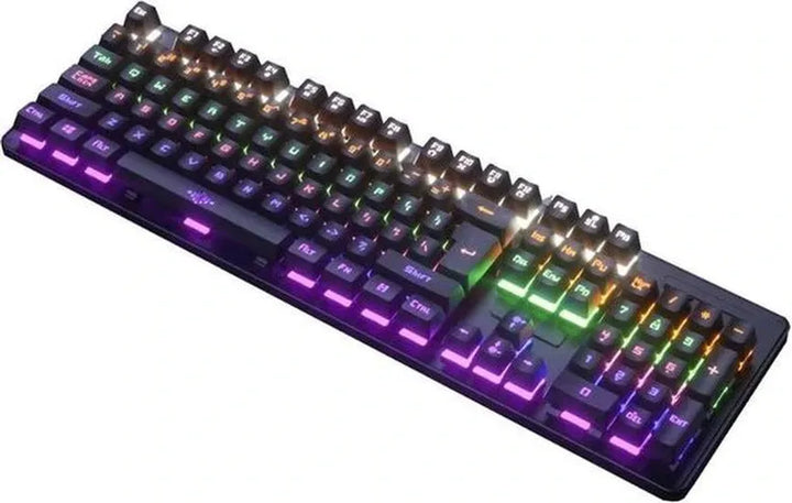 Mechanisch gaming toetsenbord – Bedraad met kabel – RGB LED verlichting – K30 – Zwart-Toetsenbord-Ilumina Benelux