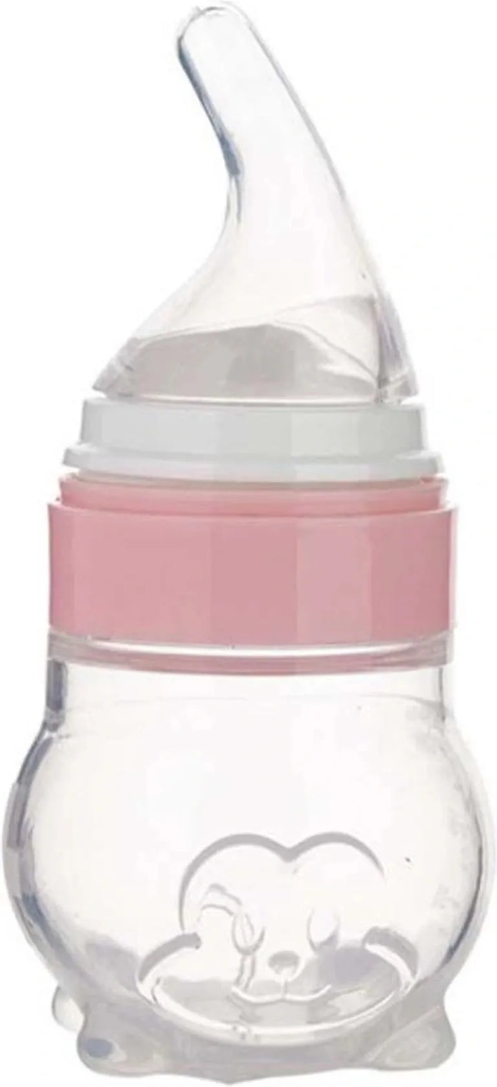 Medicijndispenser baby – Siliconen knijpfles feeder 70ml – Anti-verstikking – BPA-vrij – Roze-Ilumina Benelux