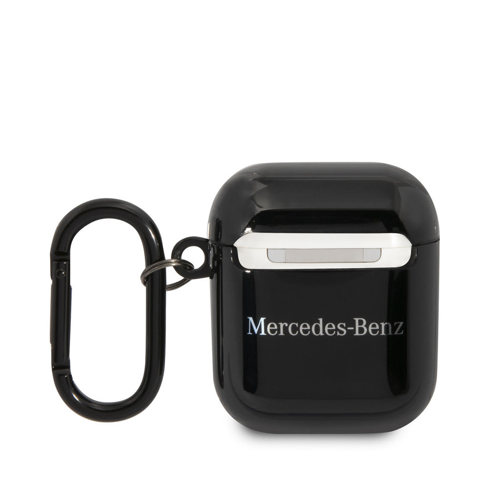 Mercedes-Benz Airpods - Airpods 2 Case - Stars Pattern Small - Zwart-Koptelefoon case-Ilumina Benelux