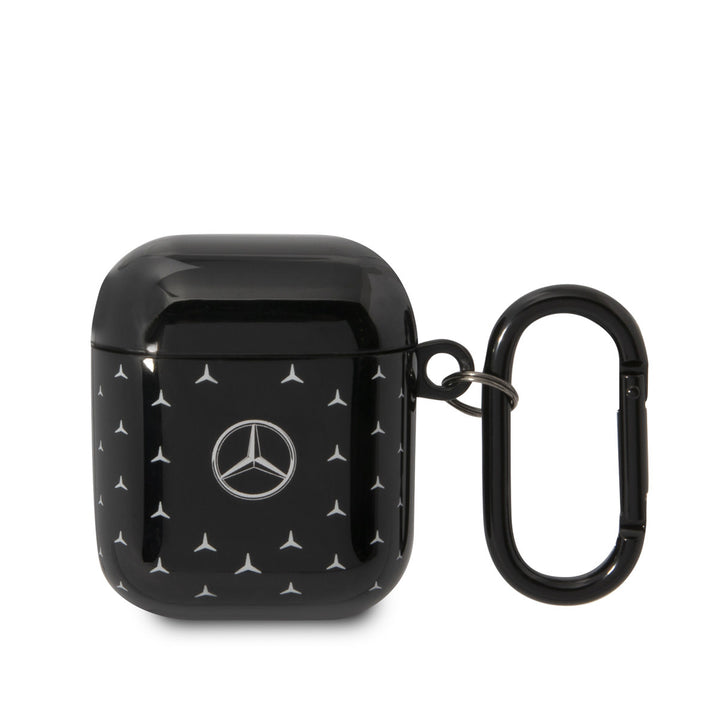 Mercedes-Benz Airpods - Airpods 2 Case - Stars Pattern Small - Zwart-Koptelefoon case-Ilumina Benelux