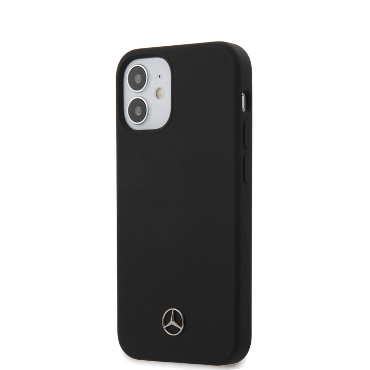 Mercedes-Benz Apple iPhone 12 Mini Backcover hoesje Zwart - Hard Case-Hoesjes-Ilumina Benelux