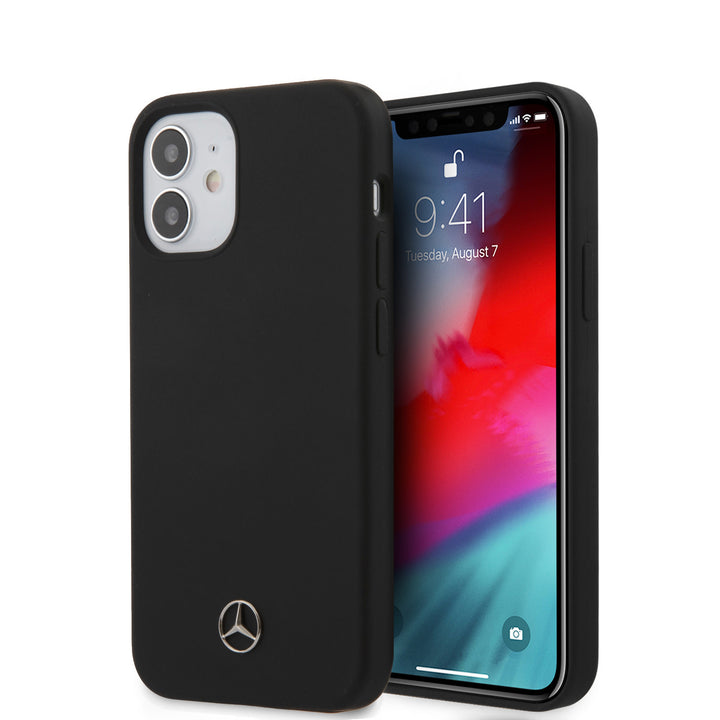 Mercedes-Benz Apple iPhone 12 Mini Backcover hoesje Zwart - Hard Case-Hoesjes-Ilumina Benelux