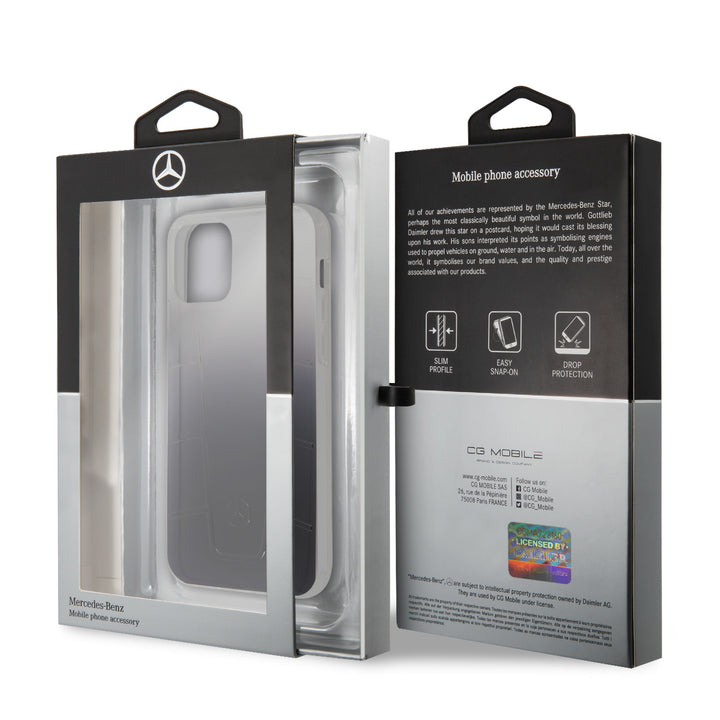 Mercedes-Benz Apple iPhone 12 Mini Backcover hoesje Zwart - Transparant-Hoesjes-Ilumina Benelux
