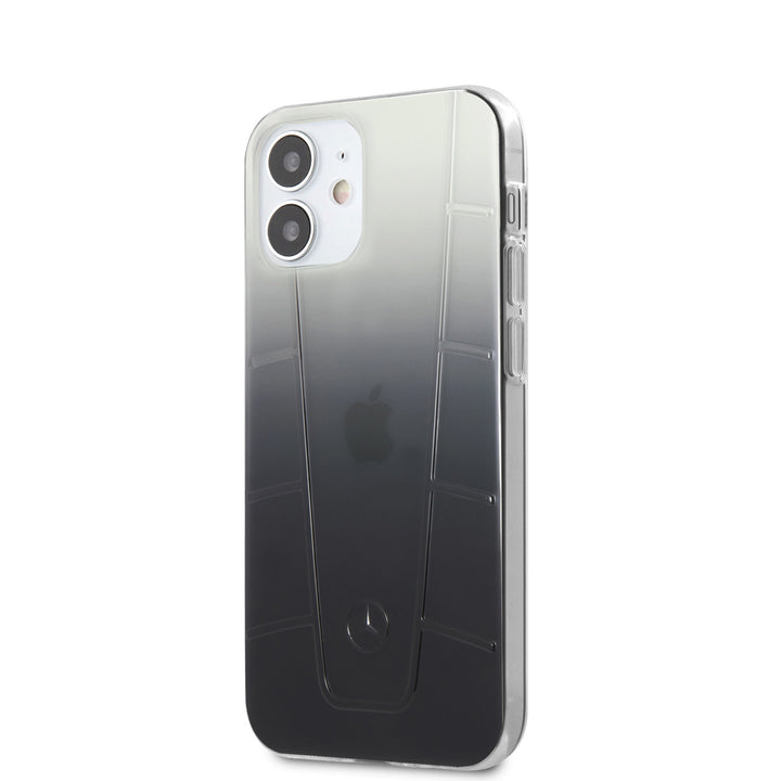 Mercedes-Benz Apple iPhone 12 Mini Backcover hoesje Zwart - Transparant-Hoesjes-Ilumina Benelux
