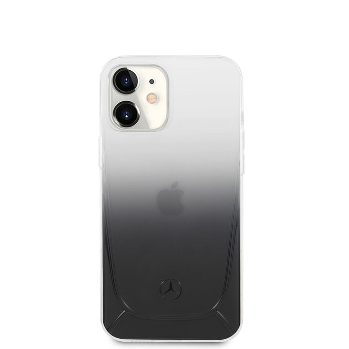 Mercedes-Benz Apple iPhone 12 Mini zwart Backcover hoesje - transparant-Hoesjes-Ilumina Benelux