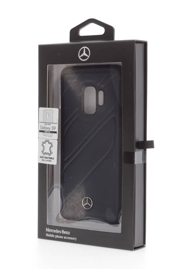 Mercedes-Benz Backcover voor Samsung Galaxy S9 - Navy-Hoesjes-Ilumina Benelux