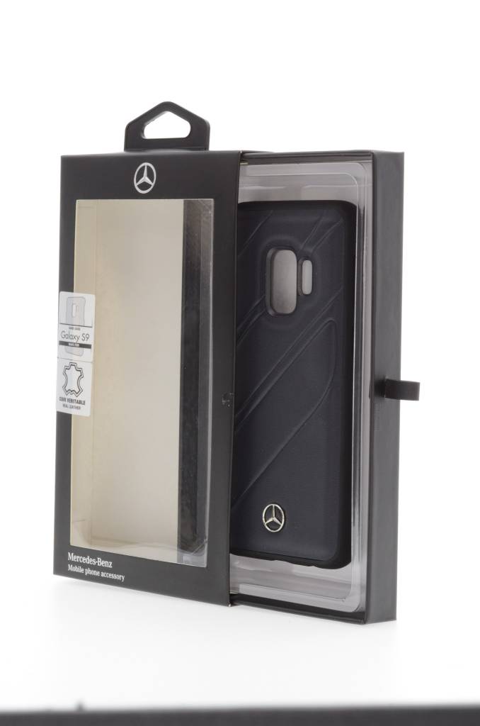 Mercedes-Benz Backcover voor Samsung Galaxy S9 - Navy-Hoesjes-Ilumina Benelux