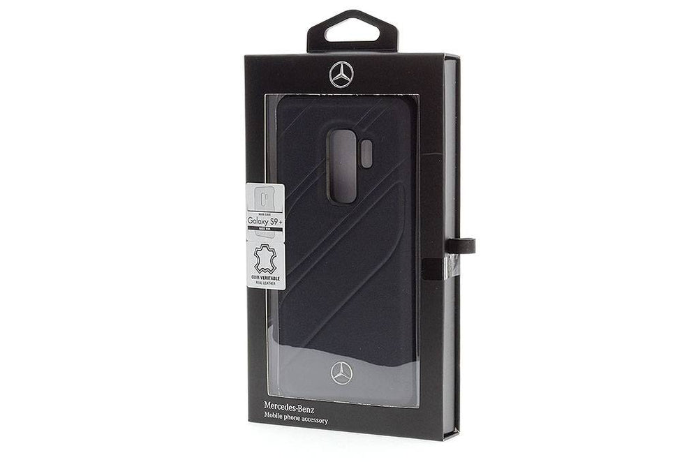 Mercedes-Benz Backcover voor Samsung Galaxy S9 Plus - Navy-Hoesjes-Ilumina Benelux