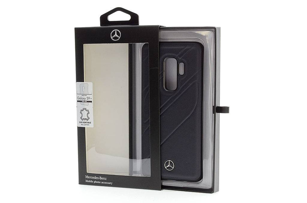 Mercedes-Benz Backcover voor Samsung Galaxy S9 Plus - Navy-Hoesjes-Ilumina Benelux