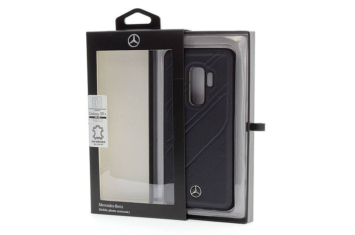 Mercedes-Benz Backcover voor Samsung Galaxy S9 Plus - Navy-Hoesjes-Ilumina Benelux
