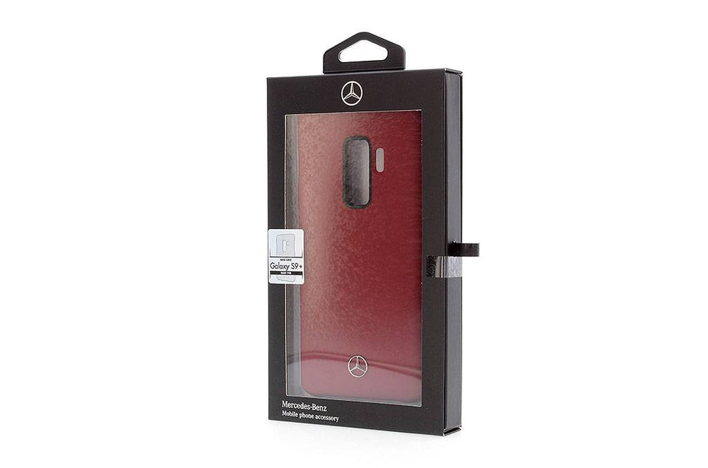 Mercedes-Benz Backcover voor Samsung Galaxy S9 Plus - Rood-Hoesjes-Ilumina Benelux