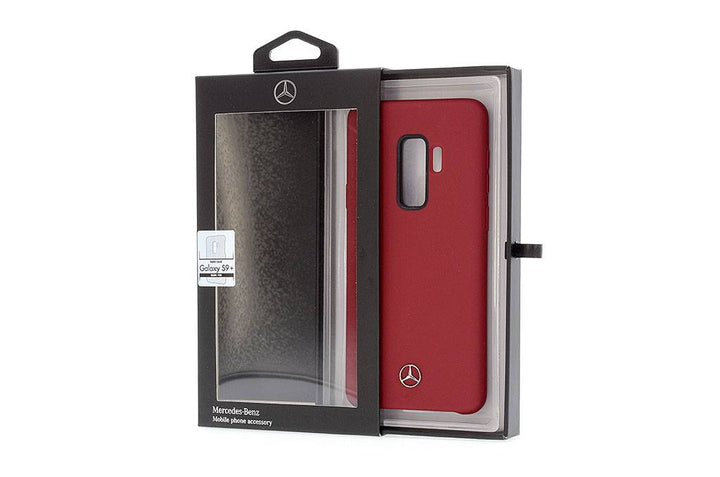 Mercedes-Benz Backcover voor Samsung Galaxy S9 Plus - Rood-Hoesjes-Ilumina Benelux