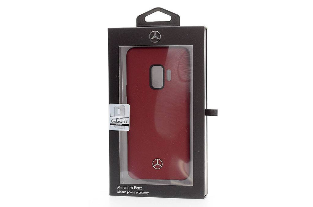 Mercedes-Benz Backcover voor Samsung Galaxy S9 - Rood-Hoesjes-Ilumina Benelux