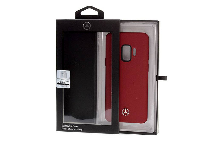 Mercedes-Benz Backcover voor Samsung Galaxy S9 - Rood-Hoesjes-Ilumina Benelux