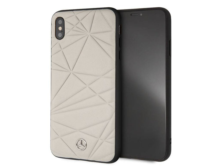 Mercedes-Benz Backcover voor de Apple iPhone Xs Max - Grijs-Hoesjes-Ilumina Benelux