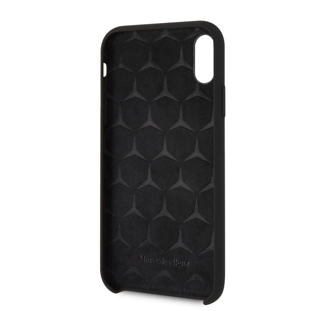 Mercedes-Benz backcover voor Apple iPhone XR - Zwart-Hoesjes-Ilumina Benelux