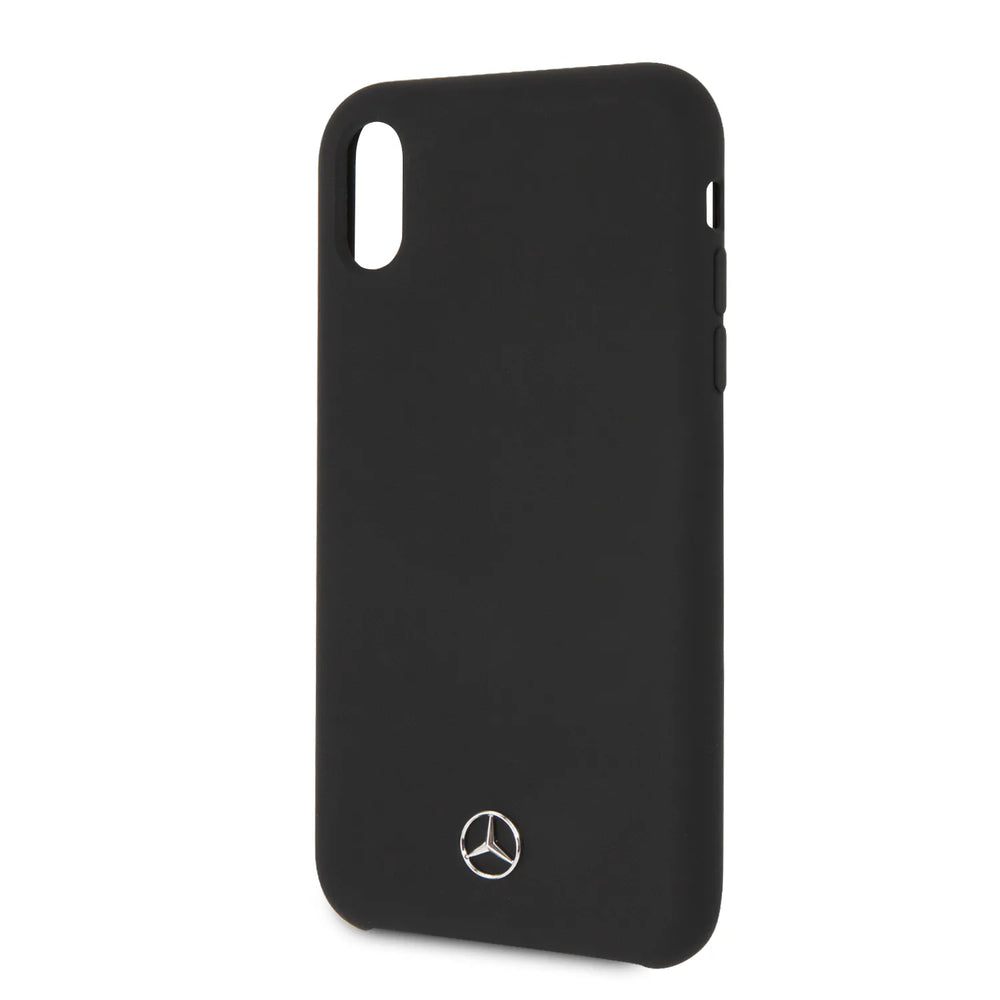 Mercedes-Benz backcover voor Apple iPhone XR - Zwart-Hoesjes-Ilumina Benelux