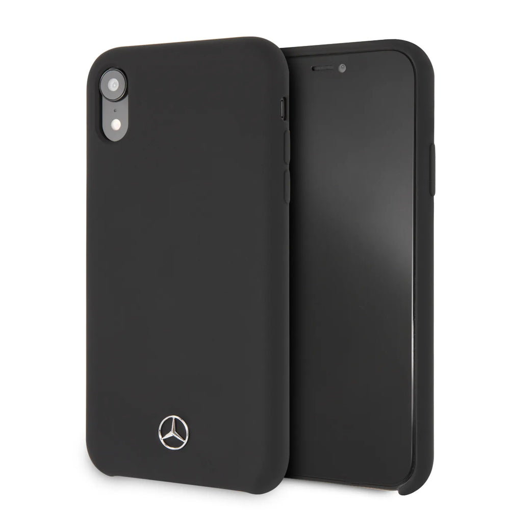Mercedes-Benz backcover voor Apple iPhone XR - Zwart-Hoesjes-Ilumina Benelux