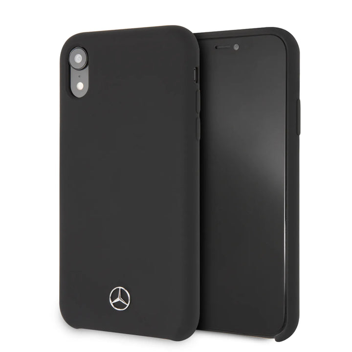 Mercedes-Benz backcover voor Apple iPhone XR - Zwart-Hoesjes-Ilumina Benelux