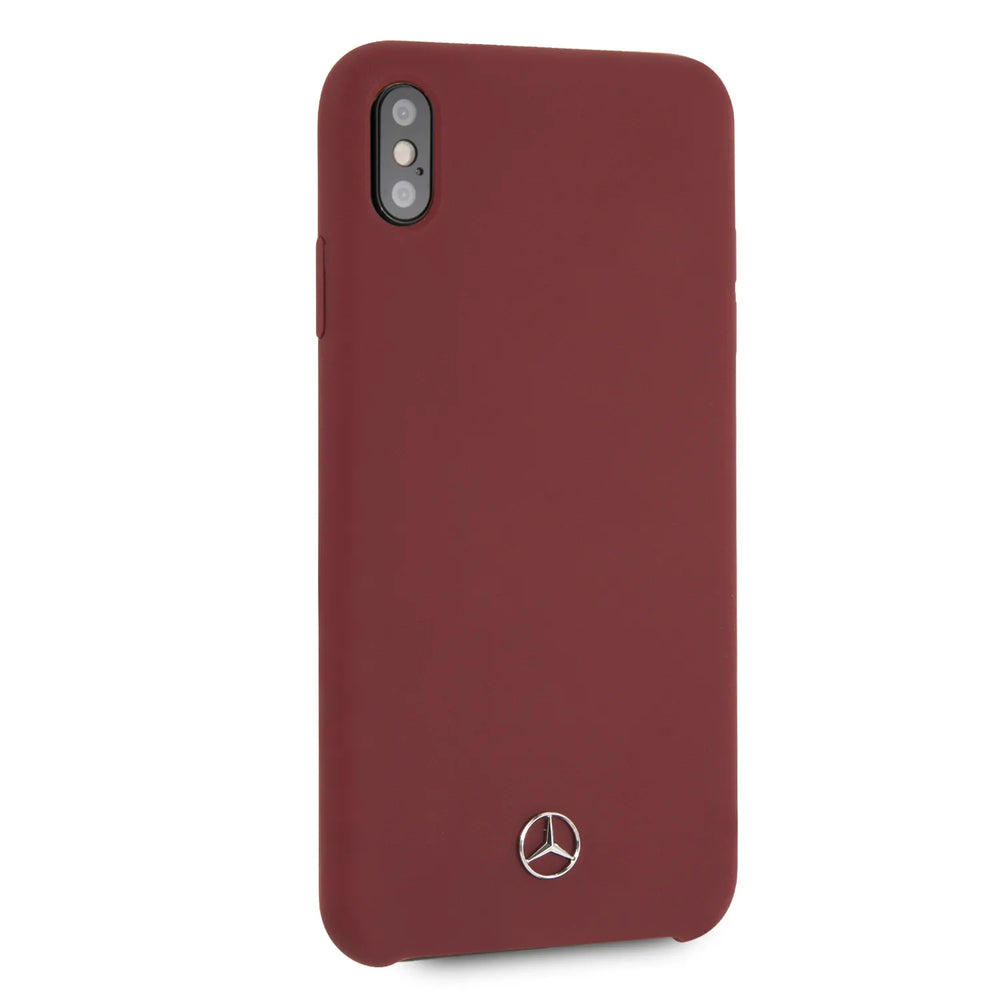Mercedes-Benz backcover voor Apple iPhone Xs Max - Rood-Hoesjes-Ilumina Benelux