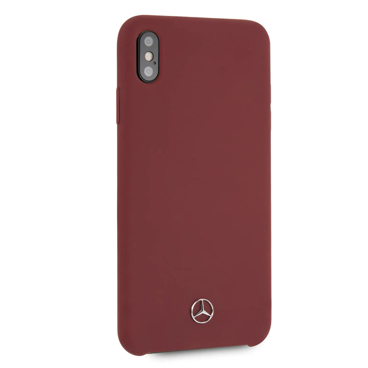 Mercedes-Benz backcover voor Apple iPhone Xs Max - Rood-Hoesjes-Ilumina Benelux