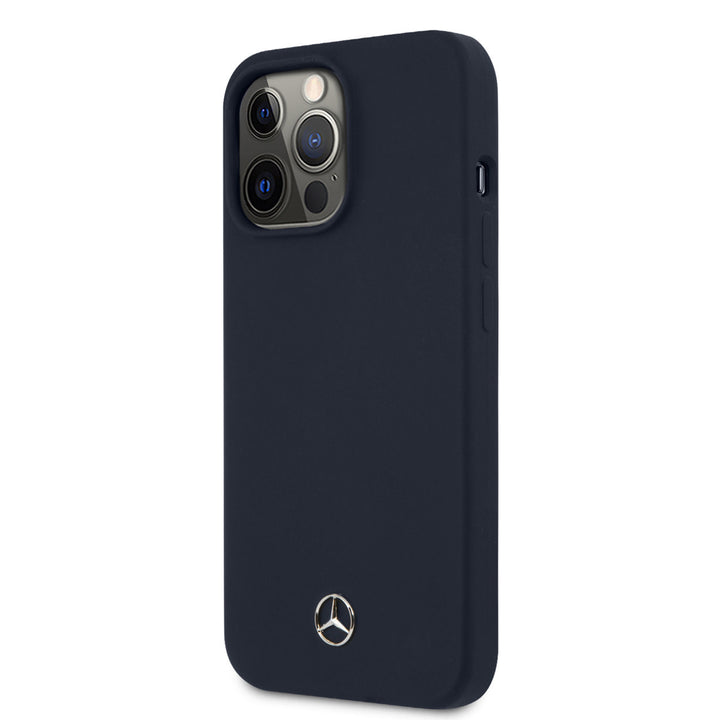 Mercedes-Benz iPhone 13 Pro Backcover hoesje - Silicone - Blauw-Hoesjes-Ilumina Benelux