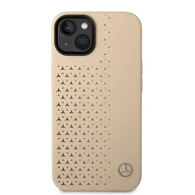 Mercedes-Benz iPhone 14 Plus en iPhone 15 Plus Backcover hoesje - Beige-Hoesjes-Ilumina Benelux
