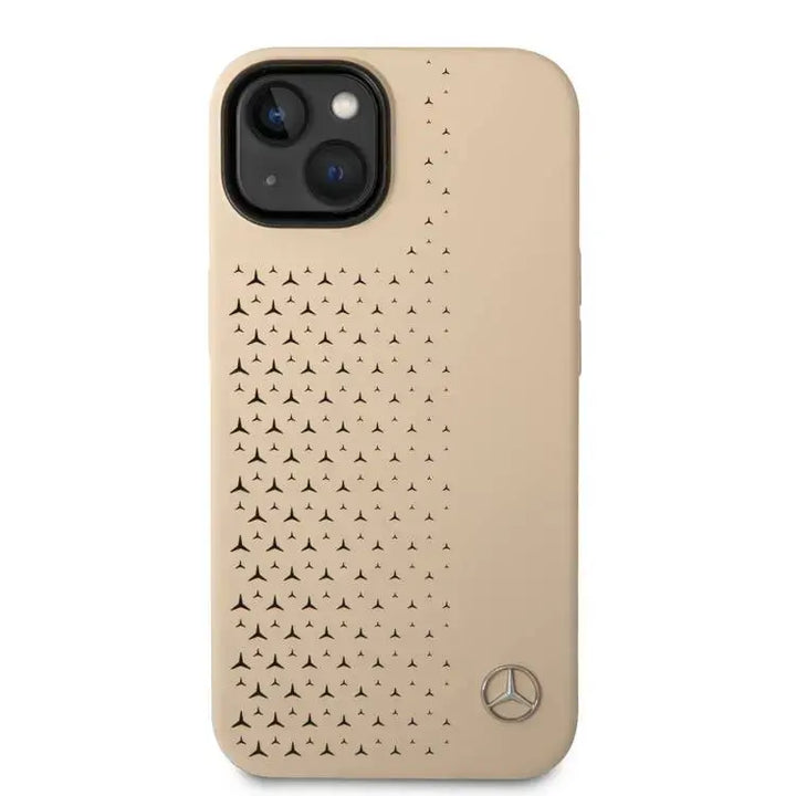 Mercedes-Benz iPhone 14 Plus en iPhone 15 Plus Backcover hoesje - Beige-Hoesjes-Ilumina Benelux