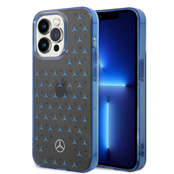 Mercedes-Benz iPhone 14 Pro Backcover hoesje - Blauw-Hoesjes-Ilumina Benelux