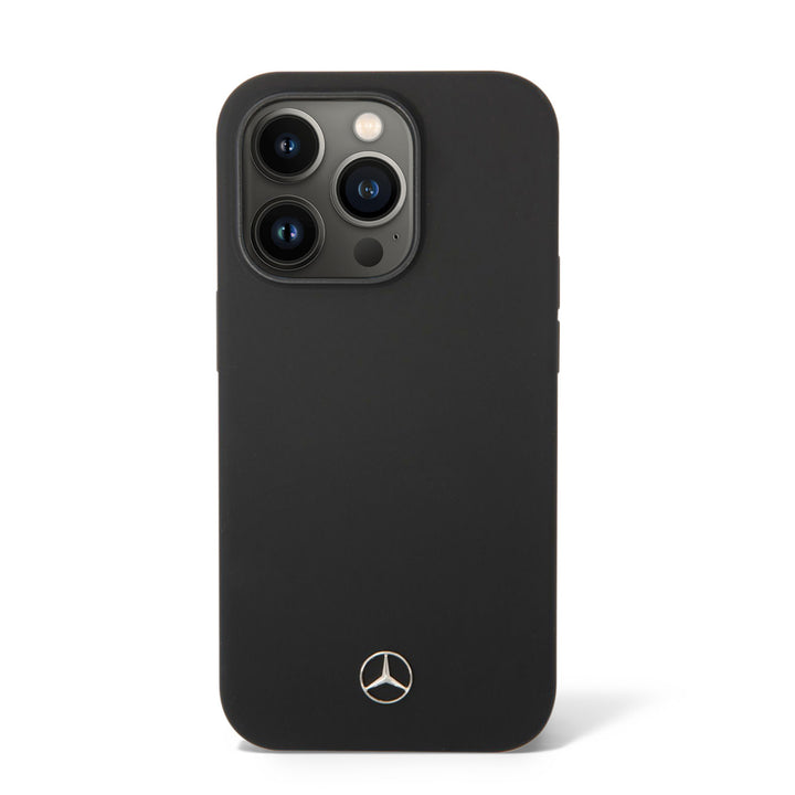Mercedes-Benz iPhone 14 Pro Backcover hoesje - Silicone - Zwart-Hoesjes-Ilumina Benelux