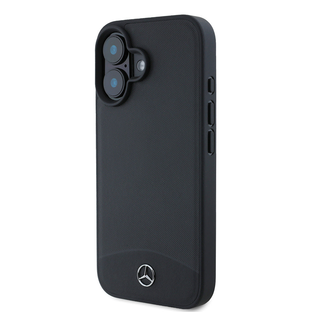 Mercedes-Benz iPhone 16 Backcover hoesje Magsafe TEXTURED and - Zwart-Hoesjes-Ilumina Benelux