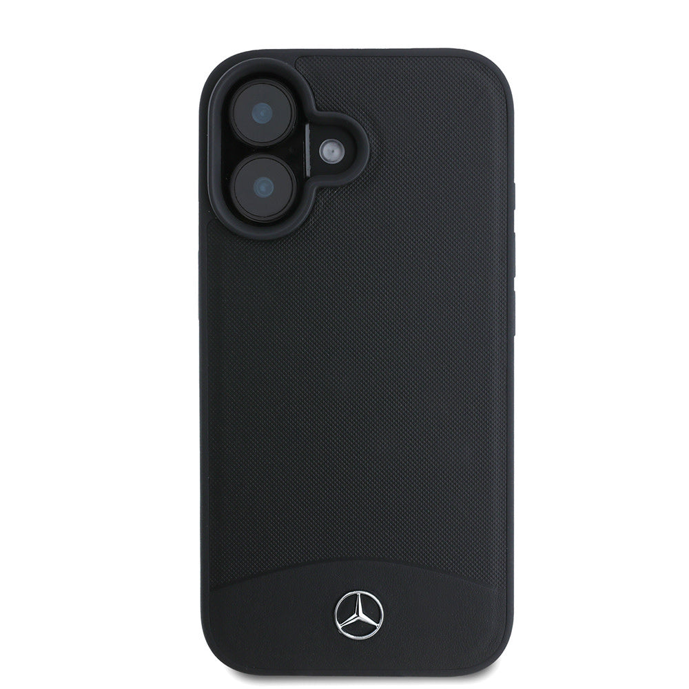 Mercedes-Benz iPhone 16 Backcover hoesje Magsafe TEXTURED and - Zwart-Hoesjes-Ilumina Benelux