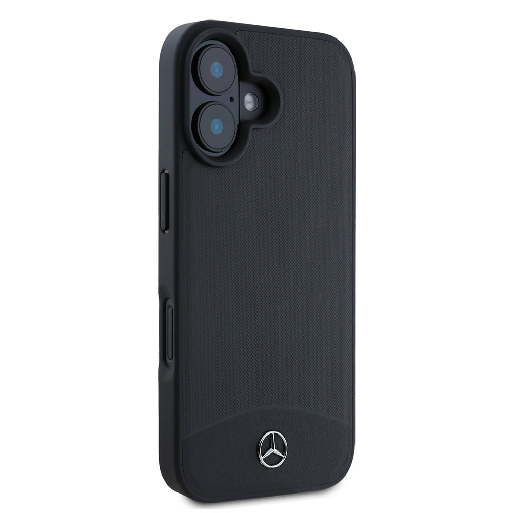 Mercedes-Benz iPhone 16 Backcover hoesje Magsafe TEXTURED and - Zwart-Hoesjes-Ilumina Benelux