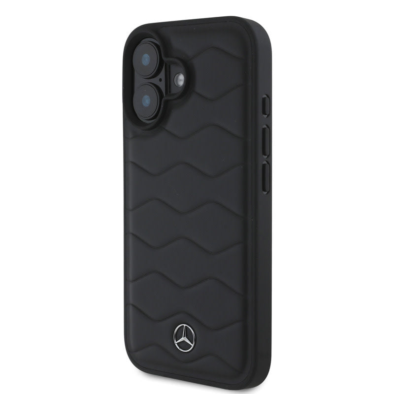 Mercedes-Benz iPhone 16 Backcover hoesje - Waves - Zwart-Hoesjes-Ilumina Benelux