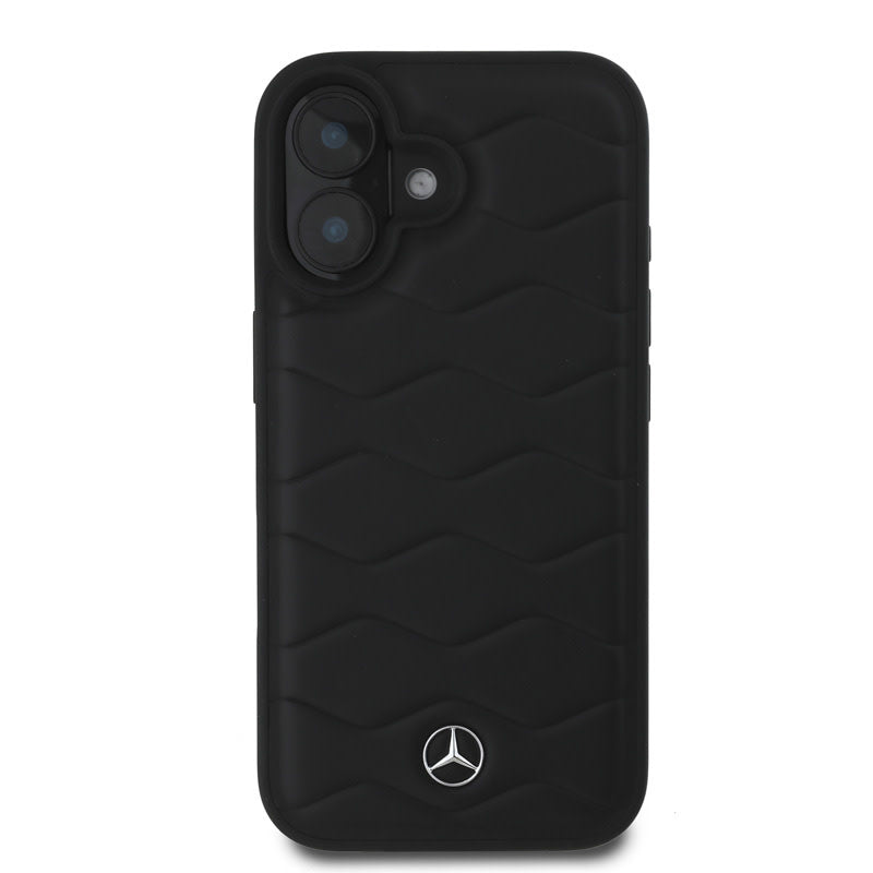 Mercedes-Benz iPhone 16 Backcover hoesje - Waves - Zwart-Hoesjes-Ilumina Benelux