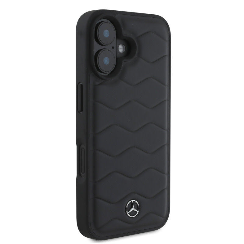 Mercedes-Benz iPhone 16 Backcover hoesje - Waves - Zwart-Hoesjes-Ilumina Benelux