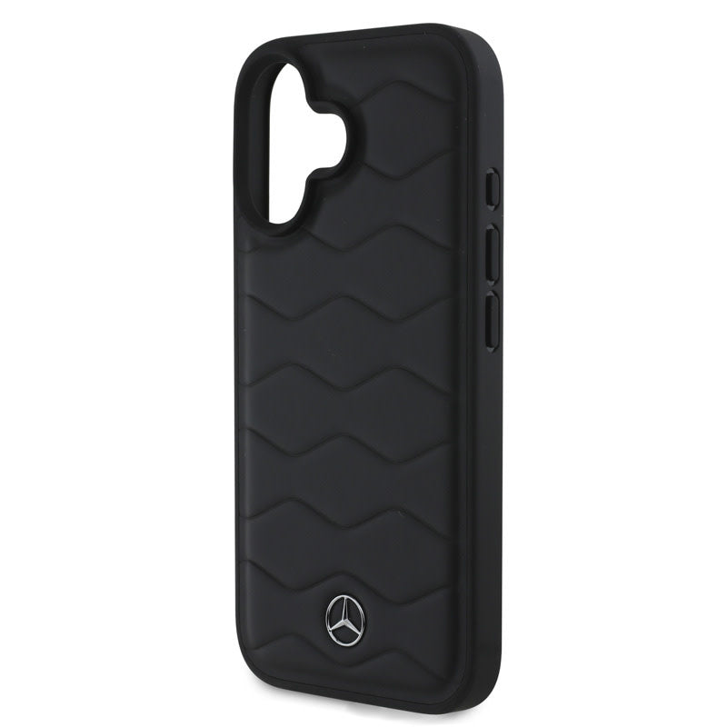 Mercedes-Benz iPhone 16 Backcover hoesje - Waves - Zwart-Hoesjes-Ilumina Benelux