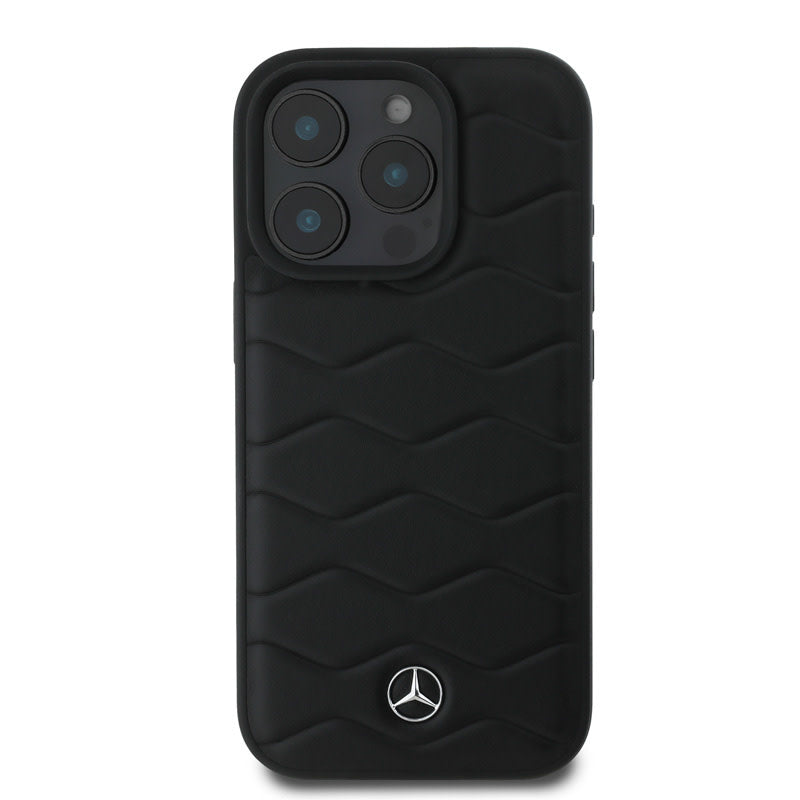 Mercedes-Benz iPhone 16 Pro Backcover hoesje Waves - Zwart-Hoesjes-Ilumina Benelux