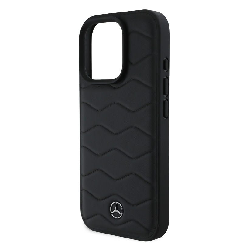 Mercedes-Benz iPhone 16 Pro Backcover hoesje Waves - Zwart-Hoesjes-Ilumina Benelux