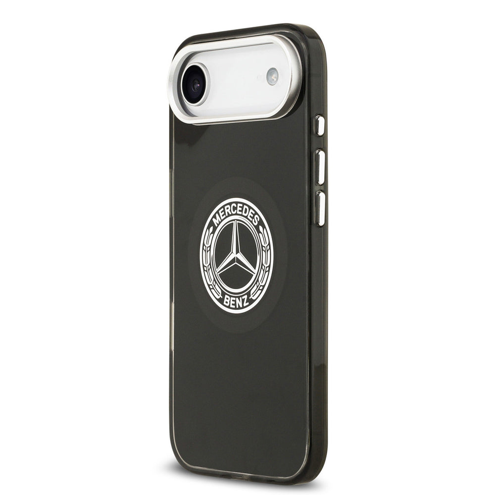 Mercedes-Benz iPhone Air Backcover hoesje - Magsafe - Double Layer - Vintage Logo - Zwart-Hoesjes-Ilumina Benelux