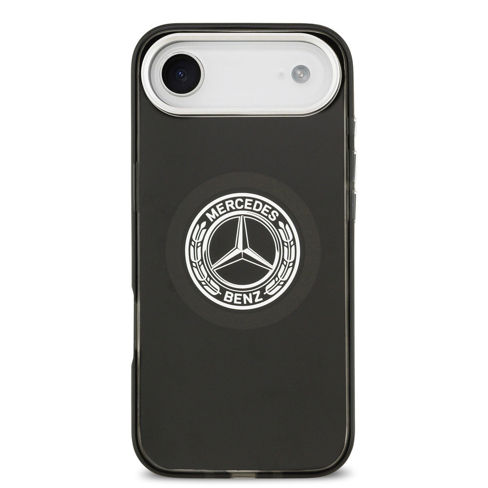 Mercedes-Benz iPhone Air Backcover hoesje - Magsafe - Double Layer - Vintage Logo - Zwart-Hoesjes-Ilumina Benelux