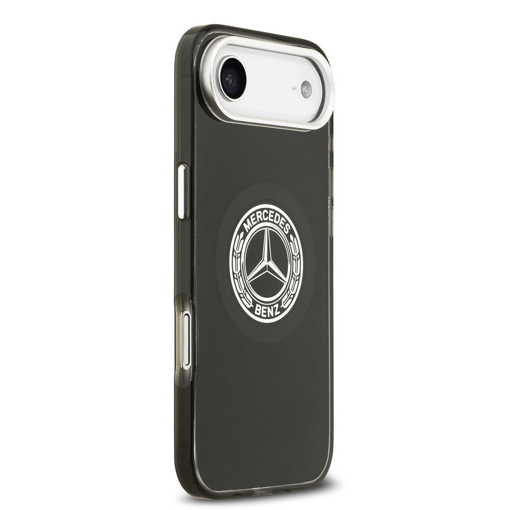 Mercedes-Benz iPhone Air Backcover hoesje - Magsafe - Double Layer - Vintage Logo - Zwart-Hoesjes-Ilumina Benelux