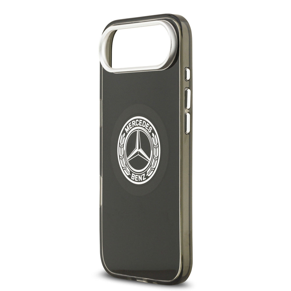 Mercedes-Benz iPhone Air Backcover hoesje - Magsafe - Double Layer - Vintage Logo - Zwart-Hoesjes-Ilumina Benelux