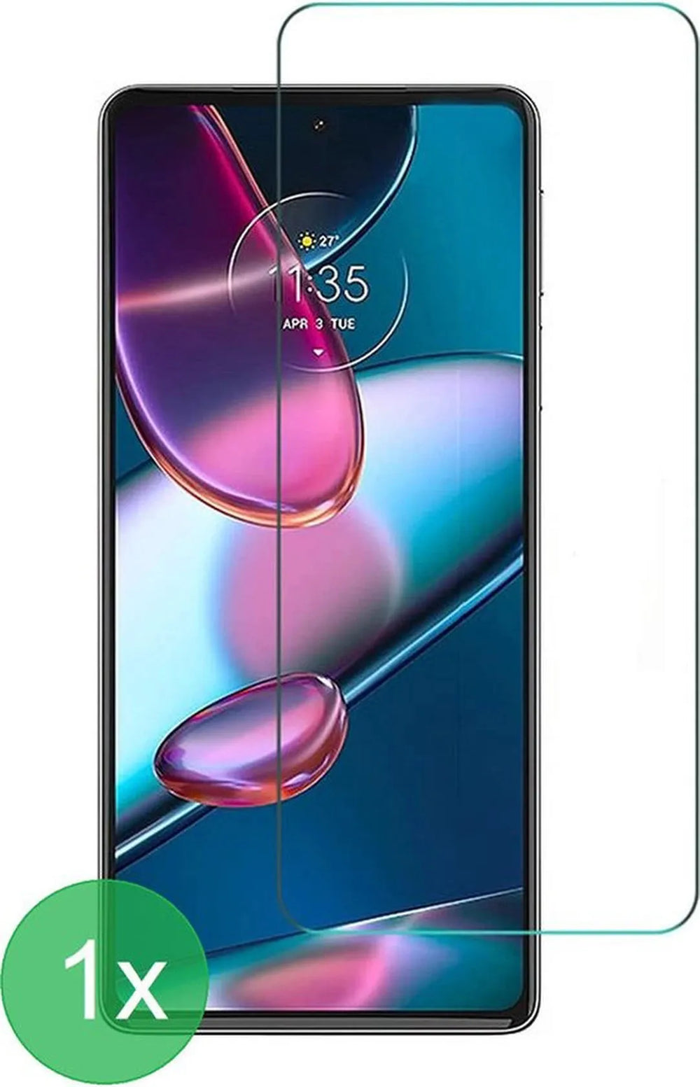 Motorola Edge 30 Pro Screenprotector Gehard 9H – Anti-kras – Tempered Glas – 1-Pack-Ilumina Benelux