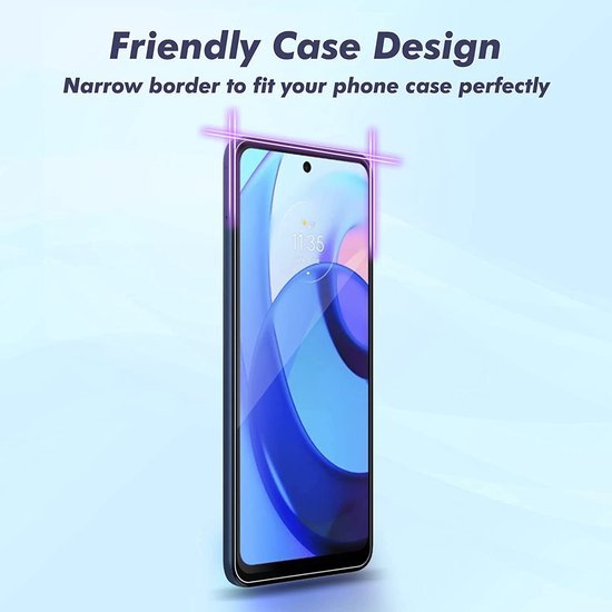 Motorola Moto E20/E30/E40 Screenprotector Gehard 9H Screenprotector Full Cover – 2-Pack-Ilumina Benelux