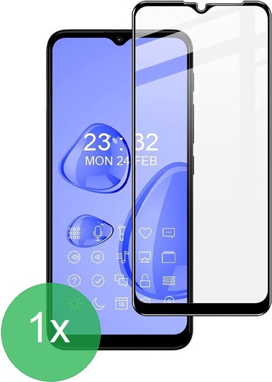 Motorola Moto E7i Power Screenprotector Full Cover Screenprotector Gehard 9H – Anti-kras – Tempered Glas 1-Pack-Ilumina Benelux