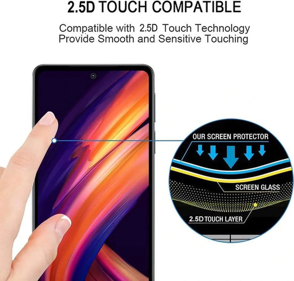 Motorola Moto Edge 30 Pro Screenprotector Full Cover Screenprotector Gehard 9H – 3-Pack-Ilumina Benelux