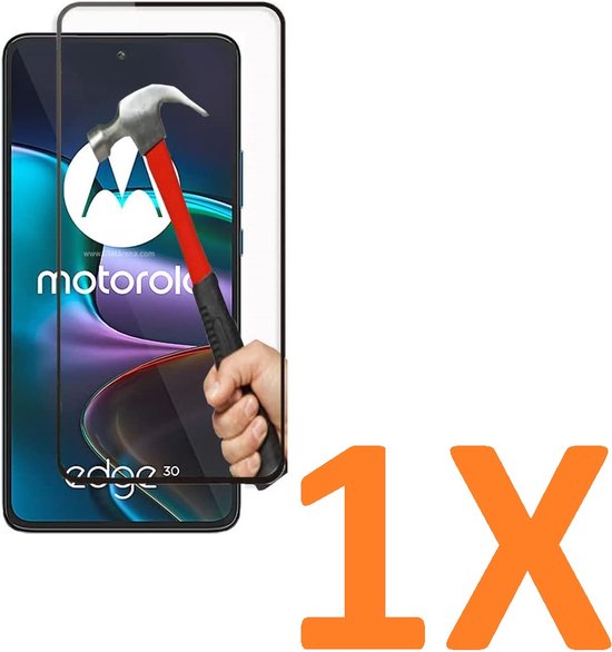 Motorola Moto Edge 30 Screenprotector Full Cover – 9H Gehard Glas – 1-Pack-Ilumina Benelux